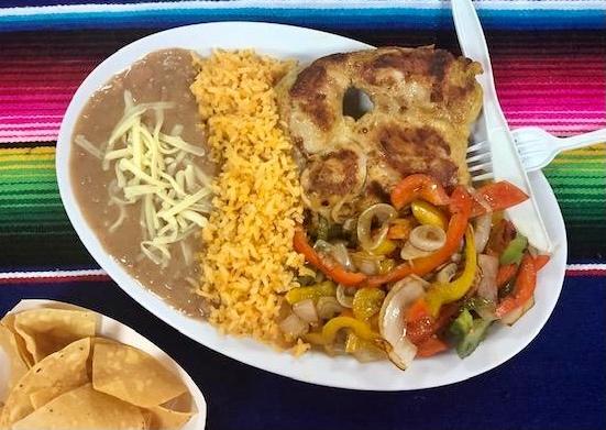 Order Mary's Grilled Chicken Plate food online from Taqueria El Tapatio 7 store, Oxnard on bringmethat.com
