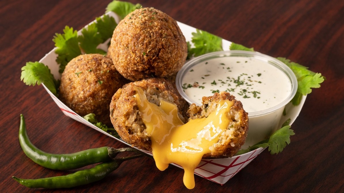 Order Boudain Ball w/Cheese food online from Bonfire Wings store, Houston on bringmethat.com