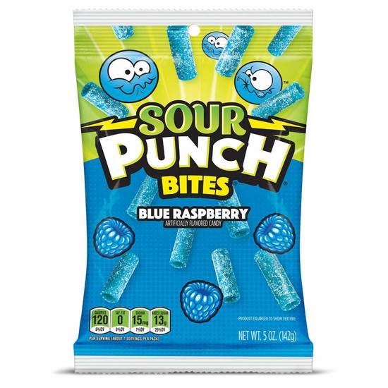 Order Sour Punch Bites - Blue Raspberry food online from IV Deli Mart store, Goleta on bringmethat.com