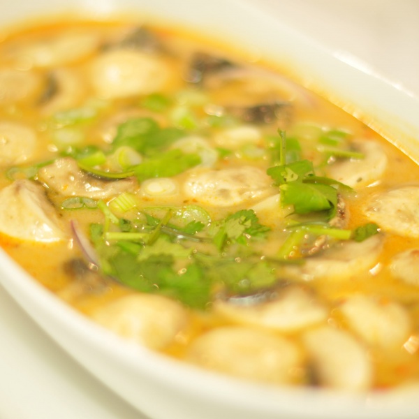 Order Tom Kha Gai Soup food online from Thai Green Village store, Frisco on bringmethat.com
