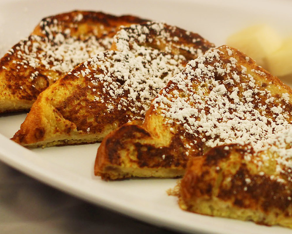Order Thick French Toast food online from Emil Burger & Breakfast store, Oakland on bringmethat.com