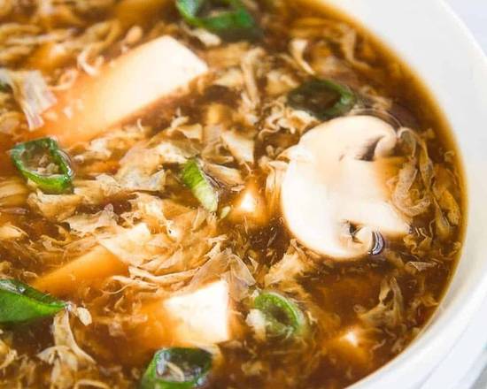 Order Hot & Sour Soup food online from First Jade Chinese Restaurant store, Long Beach on bringmethat.com