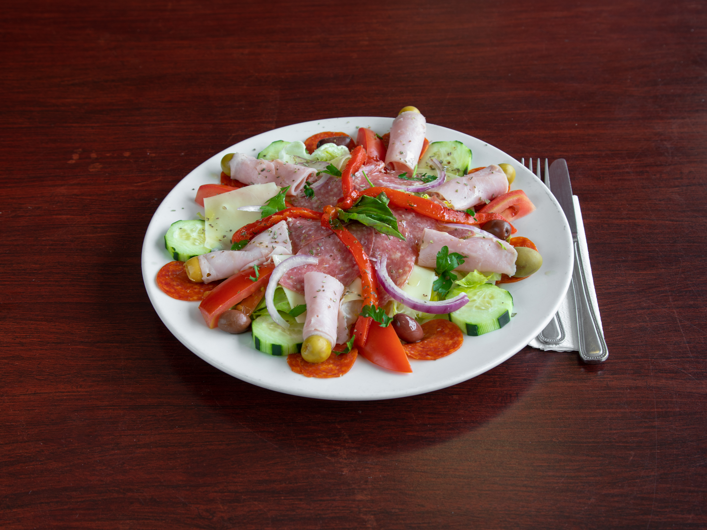 Order Antipasto Salad food online from Jerry Pizza store, Jersey City on bringmethat.com