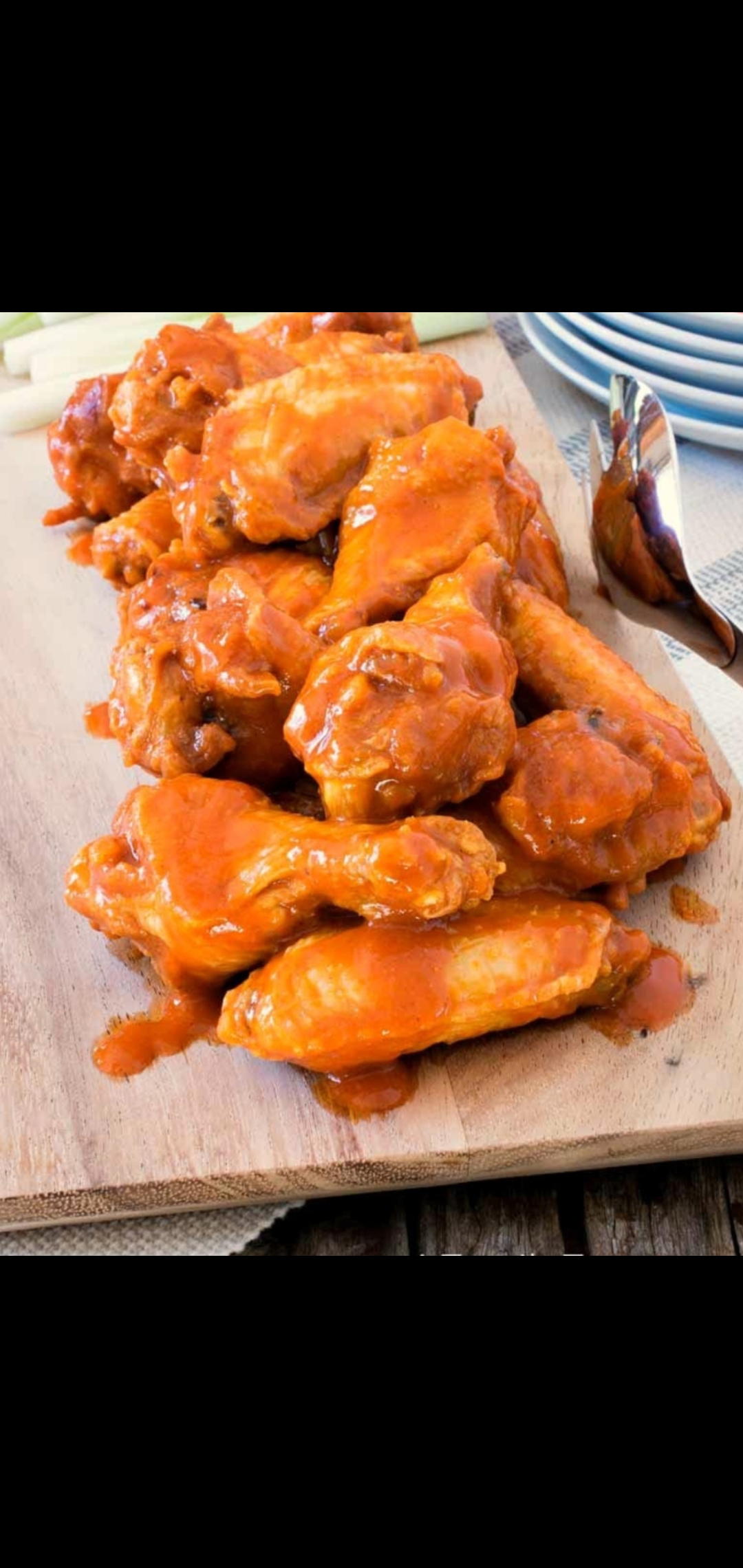 Order 6 Pieces Blazing Buffalo Chicken Wings  food online from American Gourmet Foods Deli store, New York on bringmethat.com
