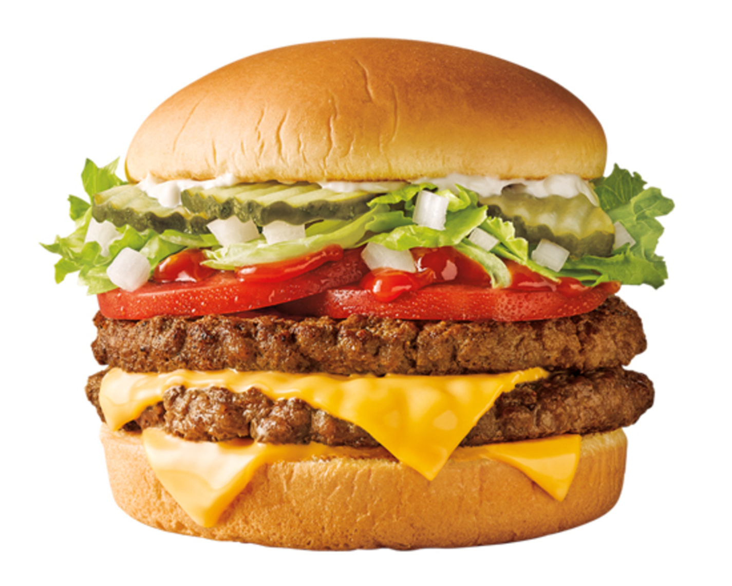 Order SuperSONIC® Double Cheeseburger food online from Sonic store, Amelia on bringmethat.com