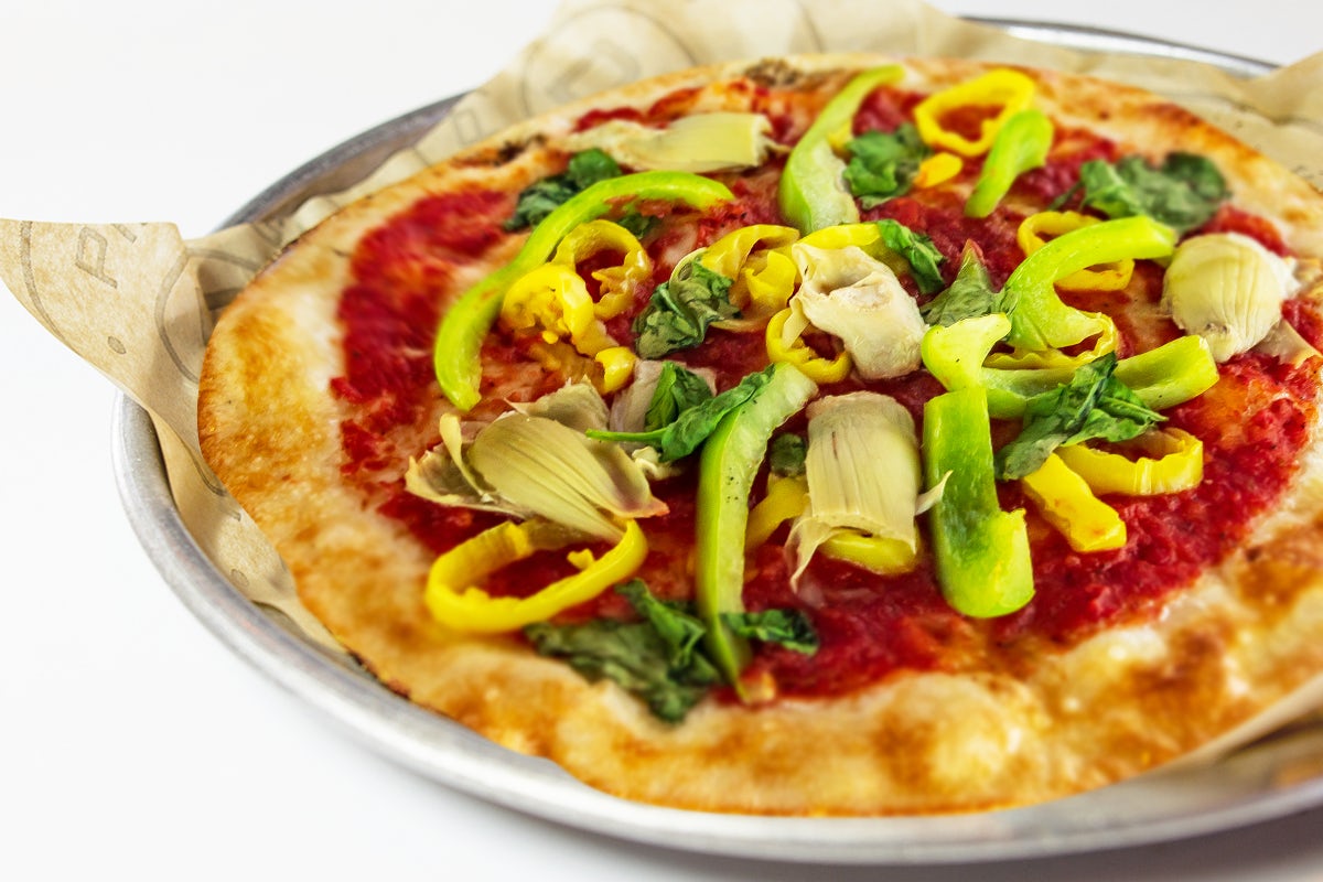 Order Vegan Custom Pizza food online from Pieology store, Escondido on bringmethat.com