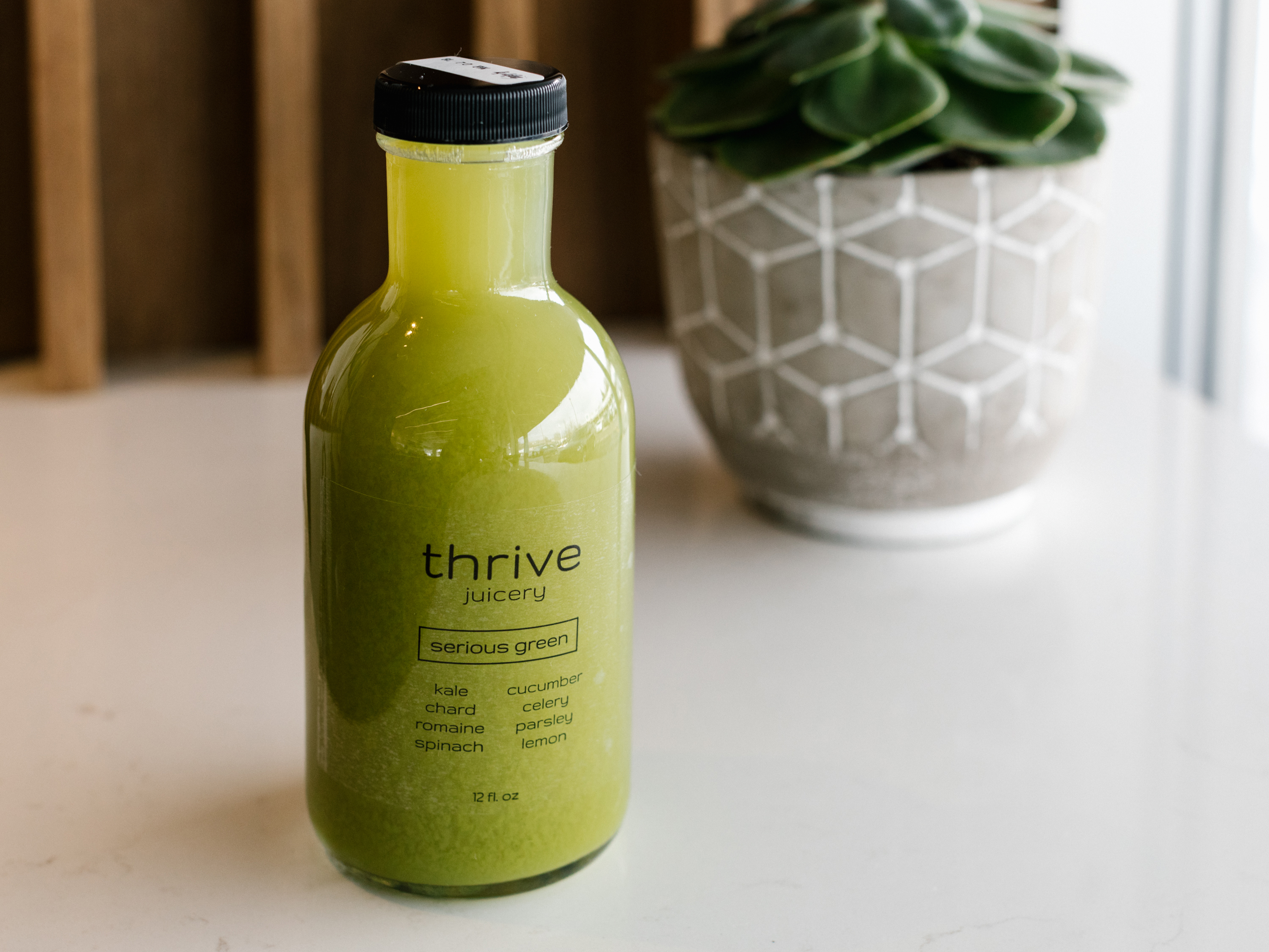 Order serious green raw cold-pressed juice food online from Thrive Juicery store, Ann Arbor on bringmethat.com