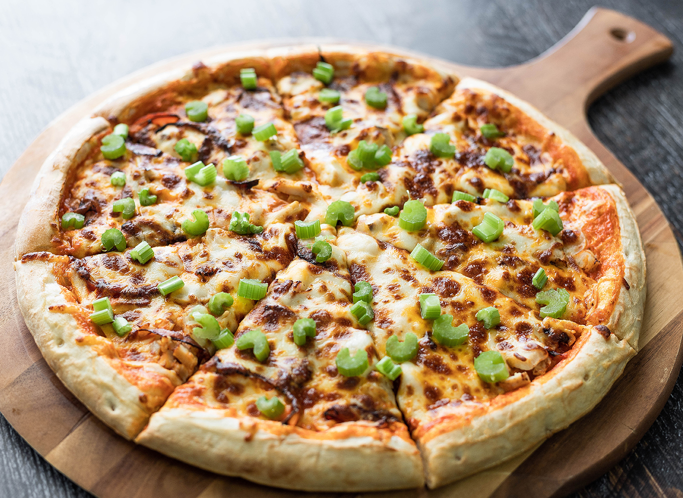 Order Buffalo Chicken Pizza  food online from The Depot Express store, Montezuma on bringmethat.com