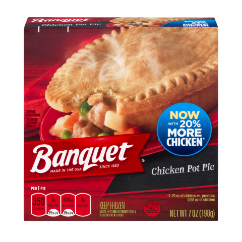 Order Banquet Chicken Pot Pie 7oz food online from 7-Eleven store, Denver on bringmethat.com