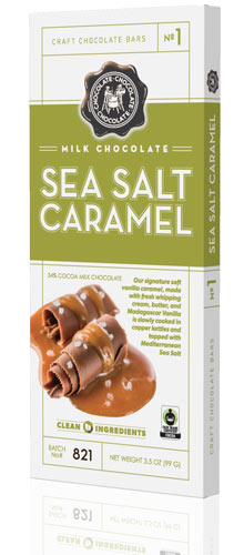 Order 1. Milk Sea Salt Caramel Bar food online from Chocolate Chocolate Chocolate store, Kirkwood on bringmethat.com