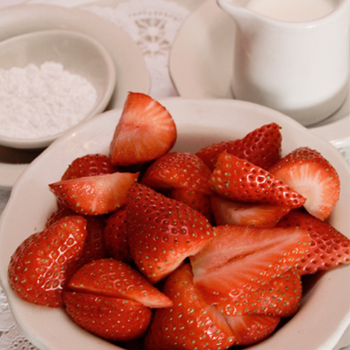 Order Fresh Sliced Strawberries food online from The Original Pancake House store, Chicago on bringmethat.com