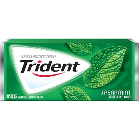 Order Trident Spearmint Value Pack Gum 14 Count food online from 7-Eleven store, Belvidere on bringmethat.com