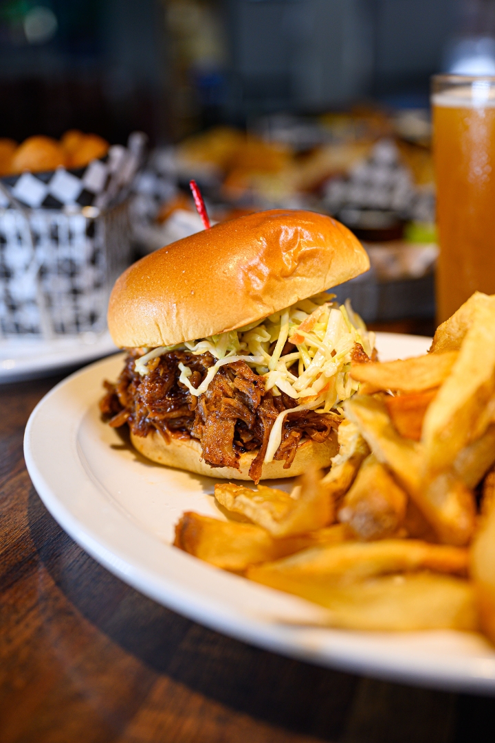 Order Pulled Pork food online from Quincy South Bar & Grille store, Rockville on bringmethat.com