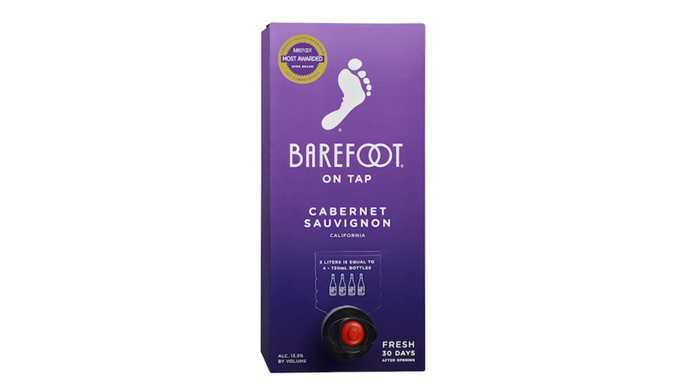 Order Barefoot On Tap Cabernet Sauvignon 3L Box food online from Orcutt Liquor & Deli store, Orcutt on bringmethat.com