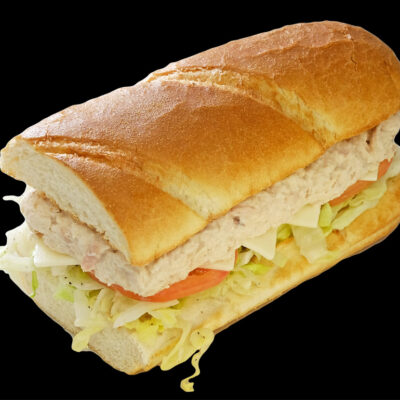Order Tuna Sub 6" food online from Francos Pizza & More store, Kenmore on bringmethat.com