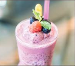 Order Blue Lagoon Smoothie food online from The Warehouse Cafe store, Richmond on bringmethat.com