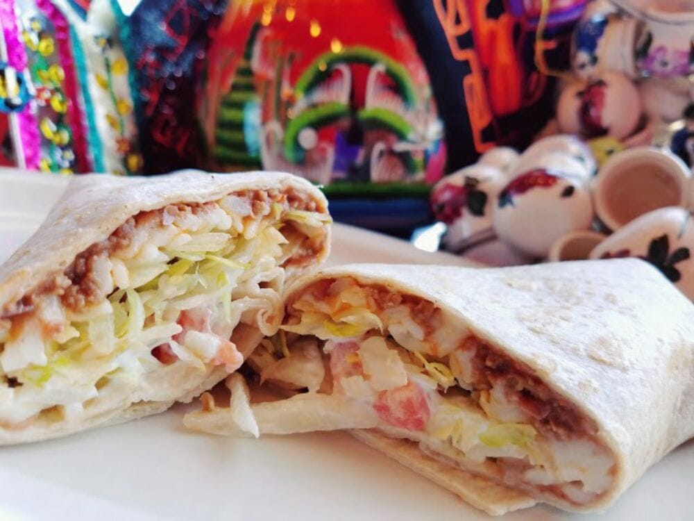 Order Veggie Burrito food online from Tony Tacos store, Normal on bringmethat.com