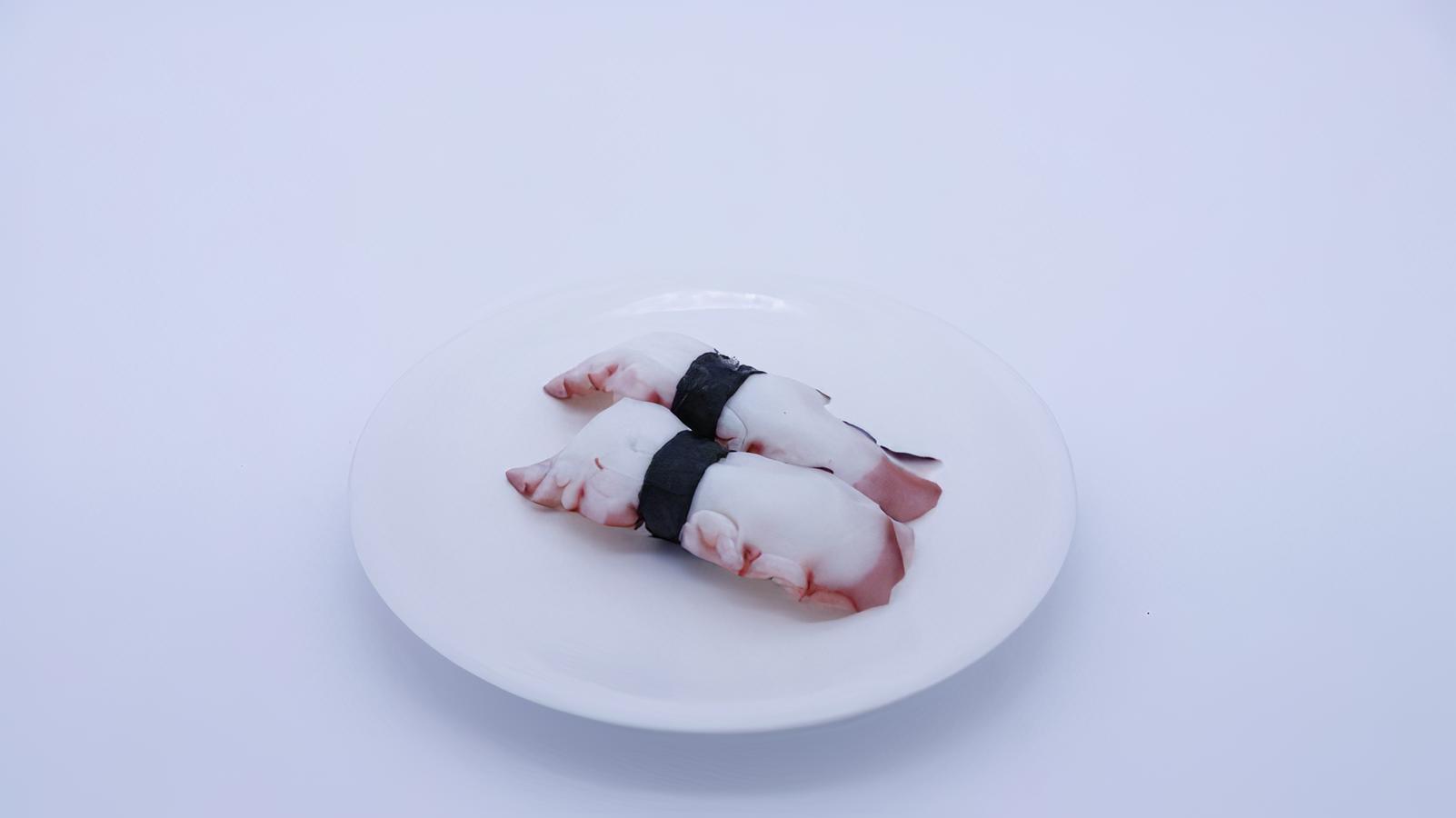 Order Octopus (2 Pieces) food online from Sapporo Revolving Sushi store, Las Vegas on bringmethat.com