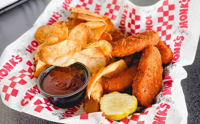 Order Beyond Chicken Tenders Basket food online from Monk's Bar & Grill store, Middleton on bringmethat.com