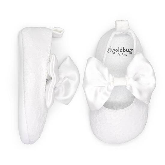 Order goldbug™ Size 6-9M Mary Jane Dressy Shoe in White food online from Bed Bath & Beyond store, Lancaster on bringmethat.com