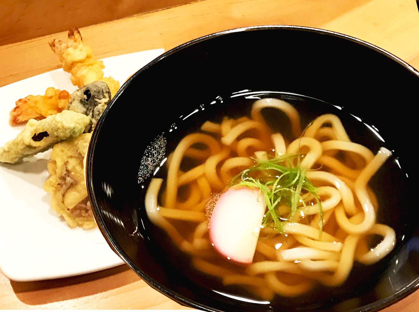 Order Tempura Udon food online from Moto Azabu Sushi Bar & Grill store, Marina Del Rey on bringmethat.com