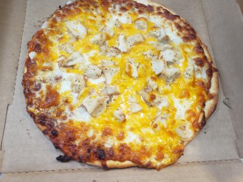 Order 10'' Small BBQ Chicken Pizza food online from Pizza Man of Columbia Heights store, Minneapolis on bringmethat.com