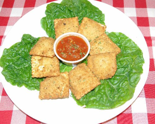 Order Fried Ravioli food online from Napoli Pizza store, Whitman on bringmethat.com