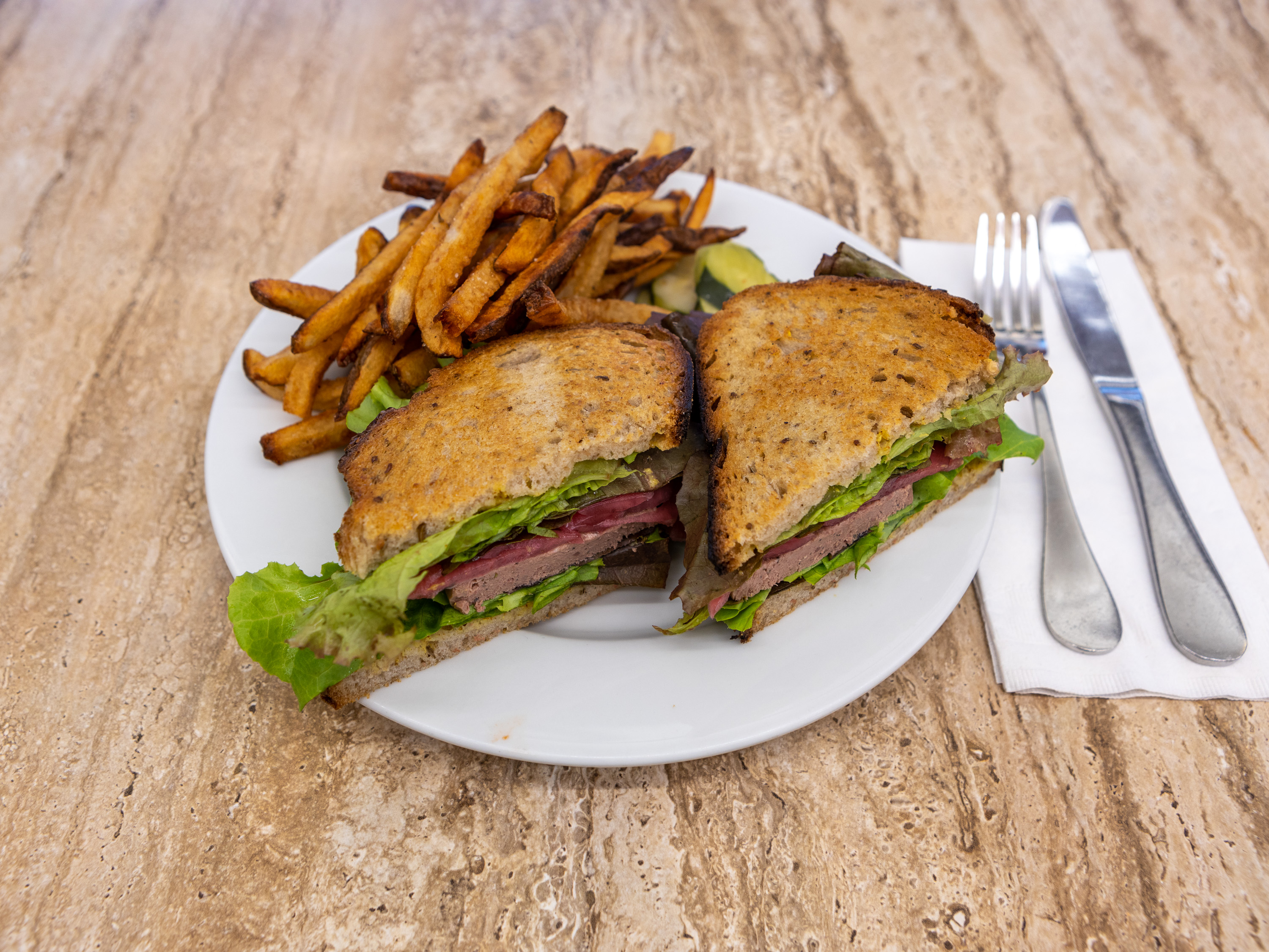 Order Liverwurst Sandwich food online from Grazin' store, Hudson on bringmethat.com
