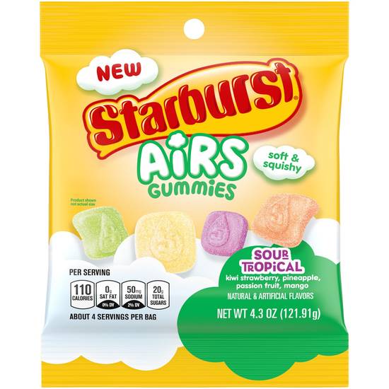 Order Starburst Airs Tropical Sour Gummy Candy, 4.3 OZ food online from Cvs store, SPANISH FORT on bringmethat.com