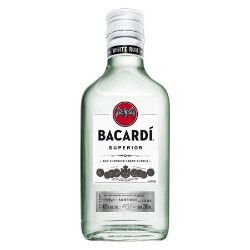 Order Bacardi Superior Rum 375 ml. food online from Mirage Wine & Liquor store, Palm Springs on bringmethat.com