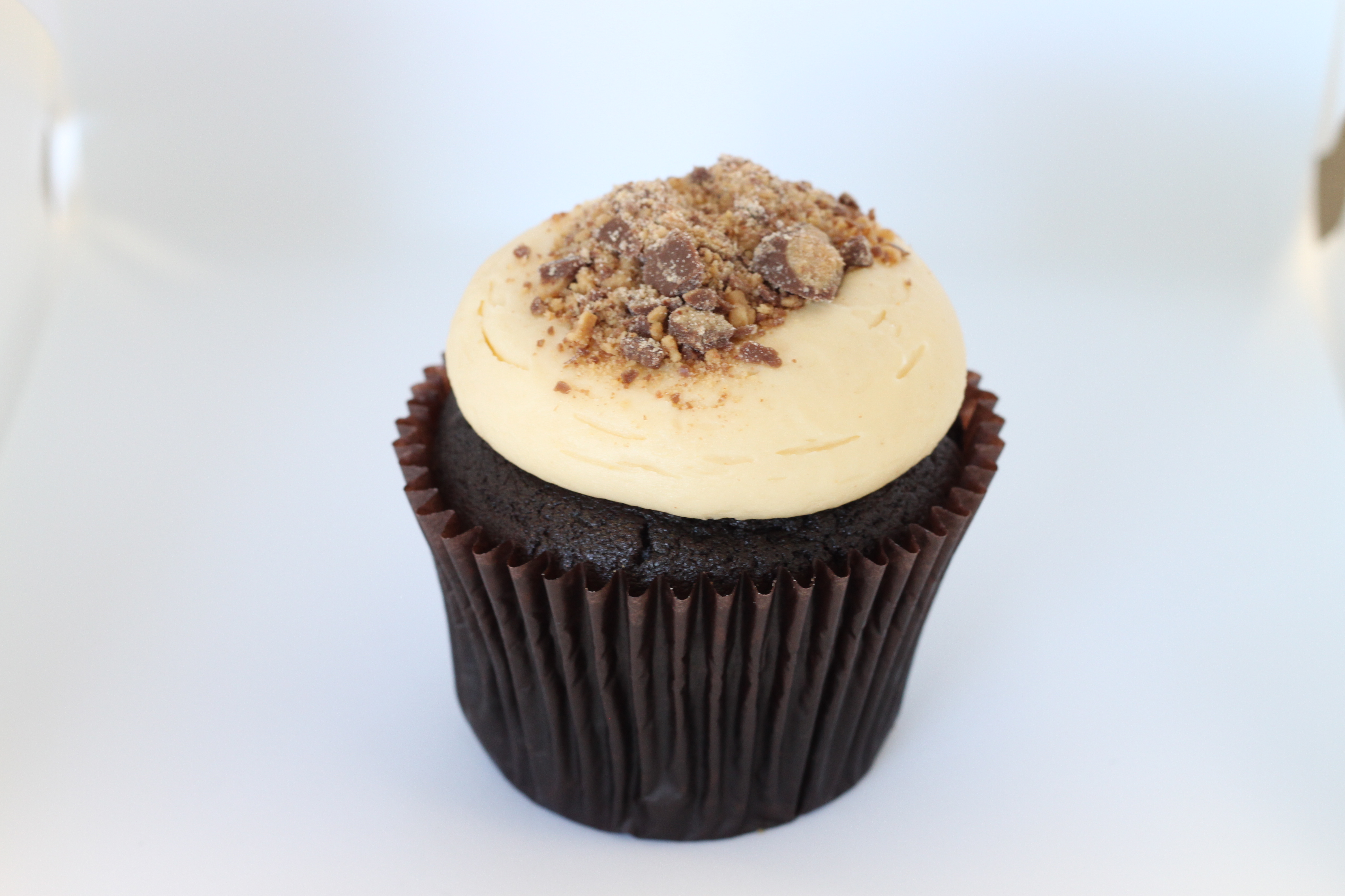 Order Peanut Butter Cupcake food online from Smallcakes Cupcakery And Creamery store, Garhanna on bringmethat.com