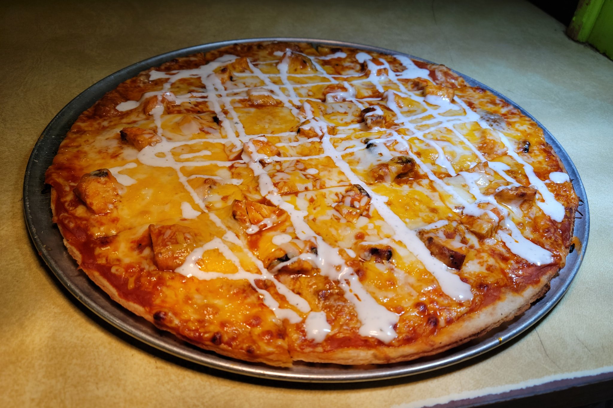 Order Buffalo Chicken  Pizza (12 inch) food online from Zios Pizza store, Kansas City on bringmethat.com