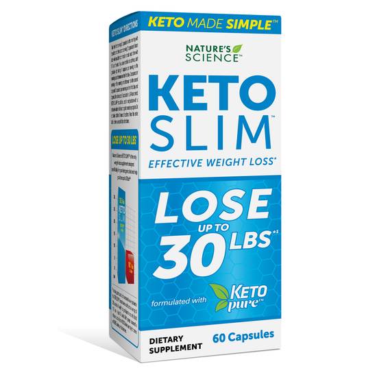 Order Nature's Science Keto Slim (60 ct) food online from Rite Aid store, Wilmington on bringmethat.com