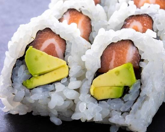 Order Salmon Avocado Roll (8 Pcs) food online from SushiStop Culver City store, Culver City on bringmethat.com