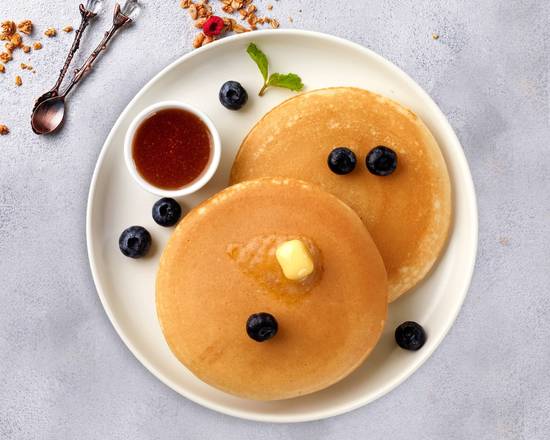 Order Blueberry Pancakes food online from The Breakfast Grubbery store, Davison on bringmethat.com