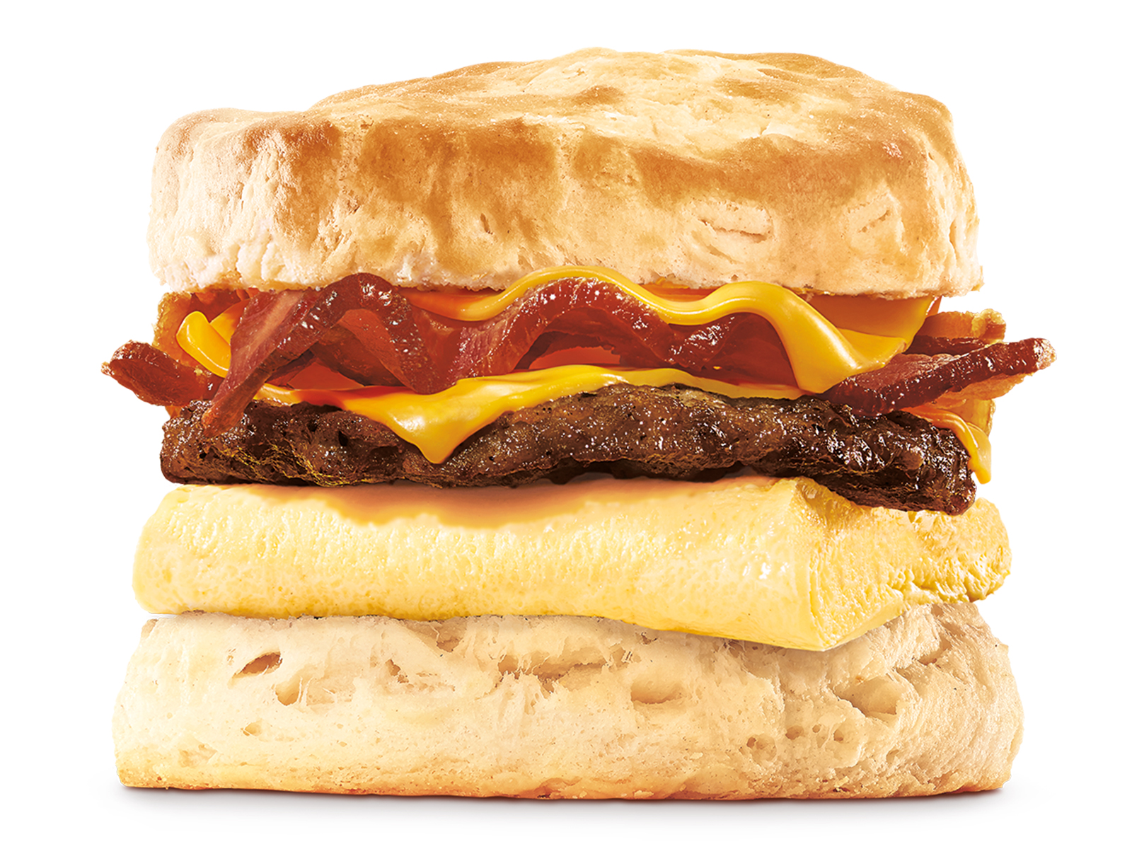 Order King (DOUBLE) Biscuit food online from Burger King store, Streamwood on bringmethat.com