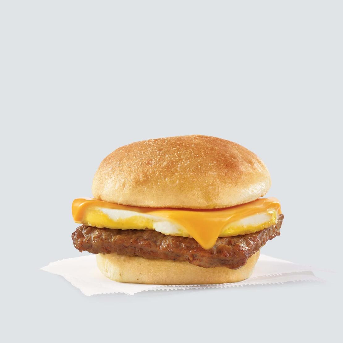 Order Classic Sausage, Egg & Cheese Sandwich food online from Wendy store, Cedartown on bringmethat.com