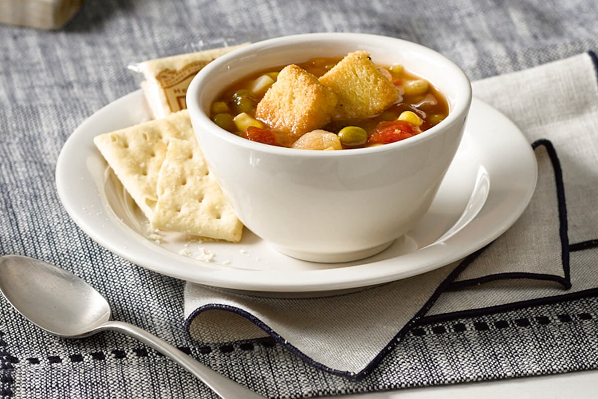Order Vegetable Soup food online from Cracker Barrel Old Country Store store, Arlington on bringmethat.com