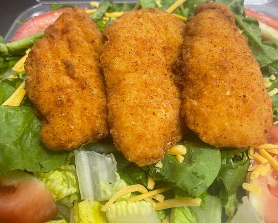 Order Chicken Fritter Salad food online from Ingleside Pizza store, San Francisco on bringmethat.com