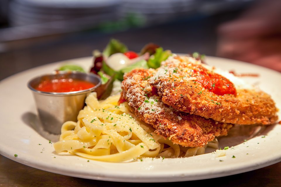 Order Parmesan Crusted Chicken food online from Charleston's store, Omaha on bringmethat.com