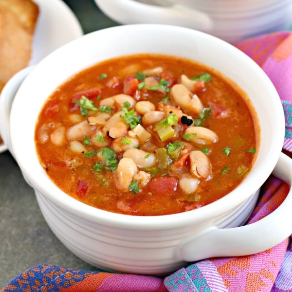 Order White beans & tomato with 1/2 a chicken (Special of the day) food online from Salam restaurant store, Chicago on bringmethat.com