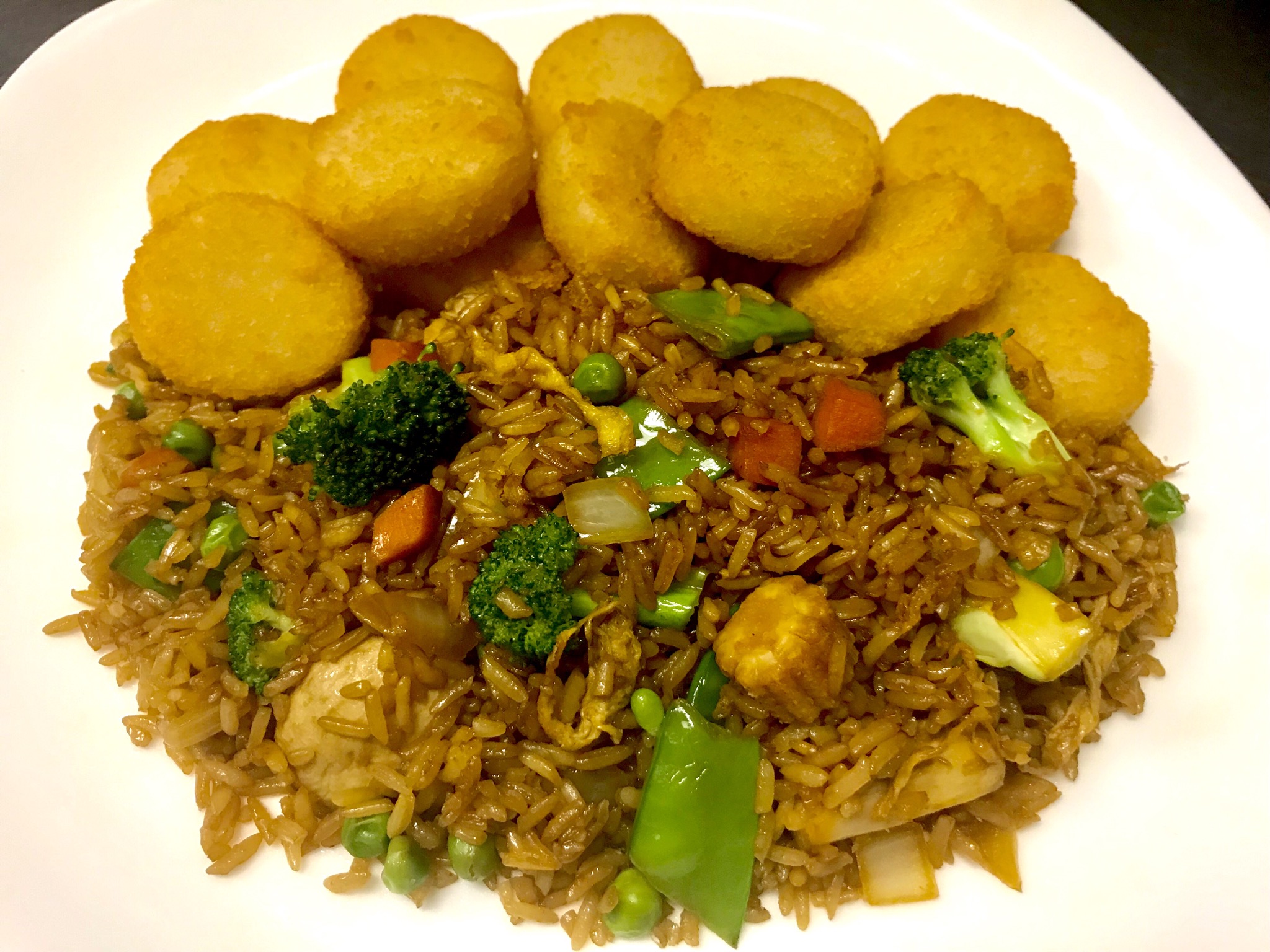 Order 2. Scallops with Fried Rice food online from Golden Sun store, Tucker on bringmethat.com
