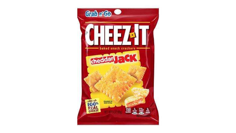 Order Cheez-It Crackers Cheddar Jack food online from Route 7 Food Mart store, Norwalk on bringmethat.com