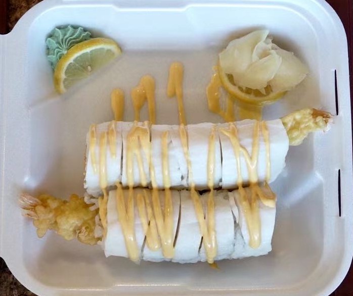 Order White Dragon Roll food online from "CJ Fusion " store, Fairfield on bringmethat.com