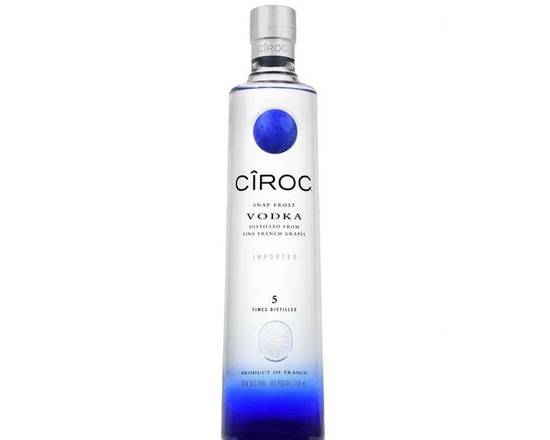 Order Ciroc, 750mL vodka (40.0% ABV) food online from House Of Wine store, New Rochelle on bringmethat.com
