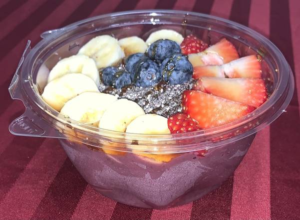 Order Fruity Chia Seed Acai Bowl food online from Monkey Nest Cafe store, Austin on bringmethat.com