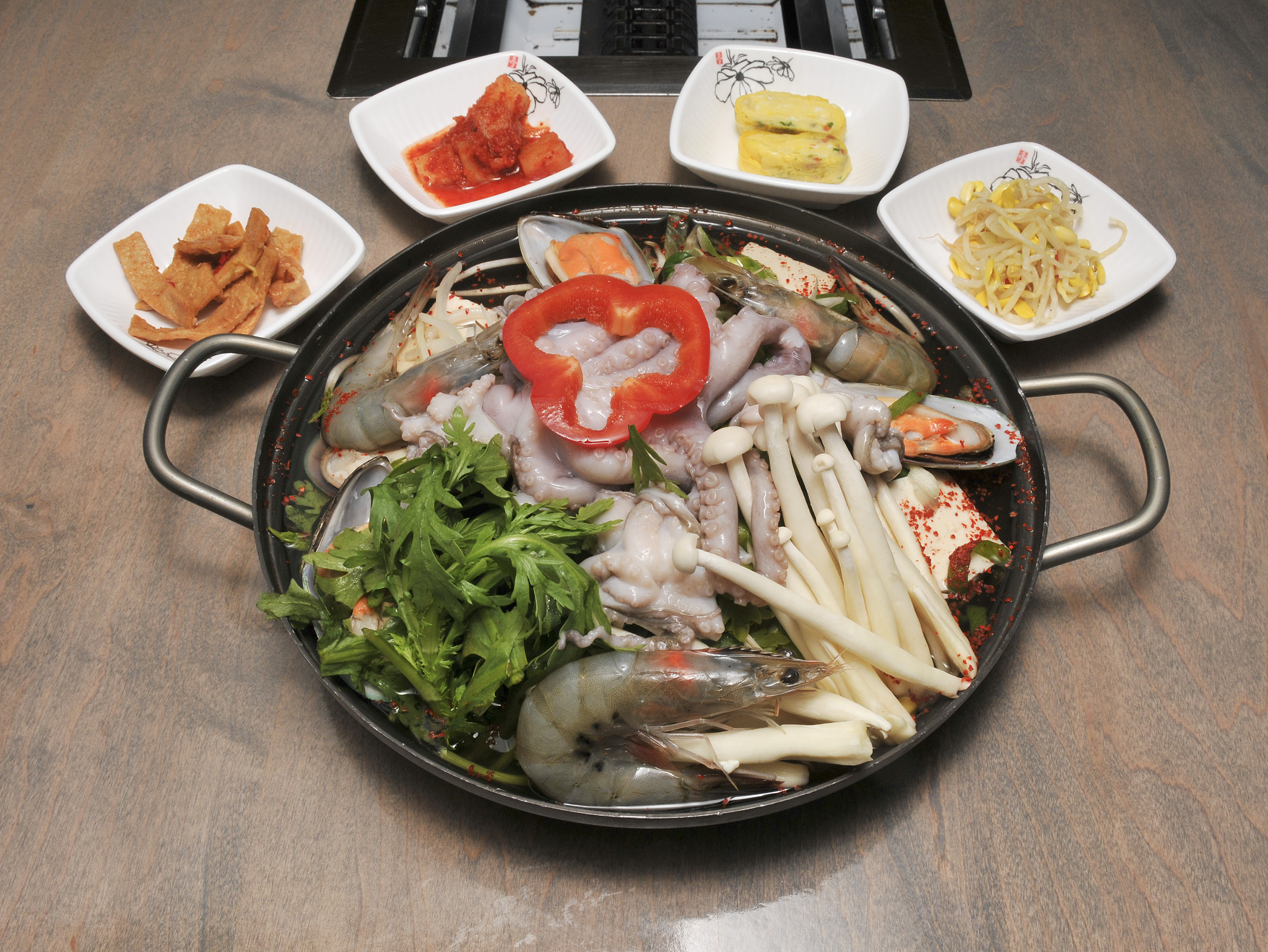 Order Seafood Hot Pot 해물 전골 food online from Chosun Ok store, Durham on bringmethat.com