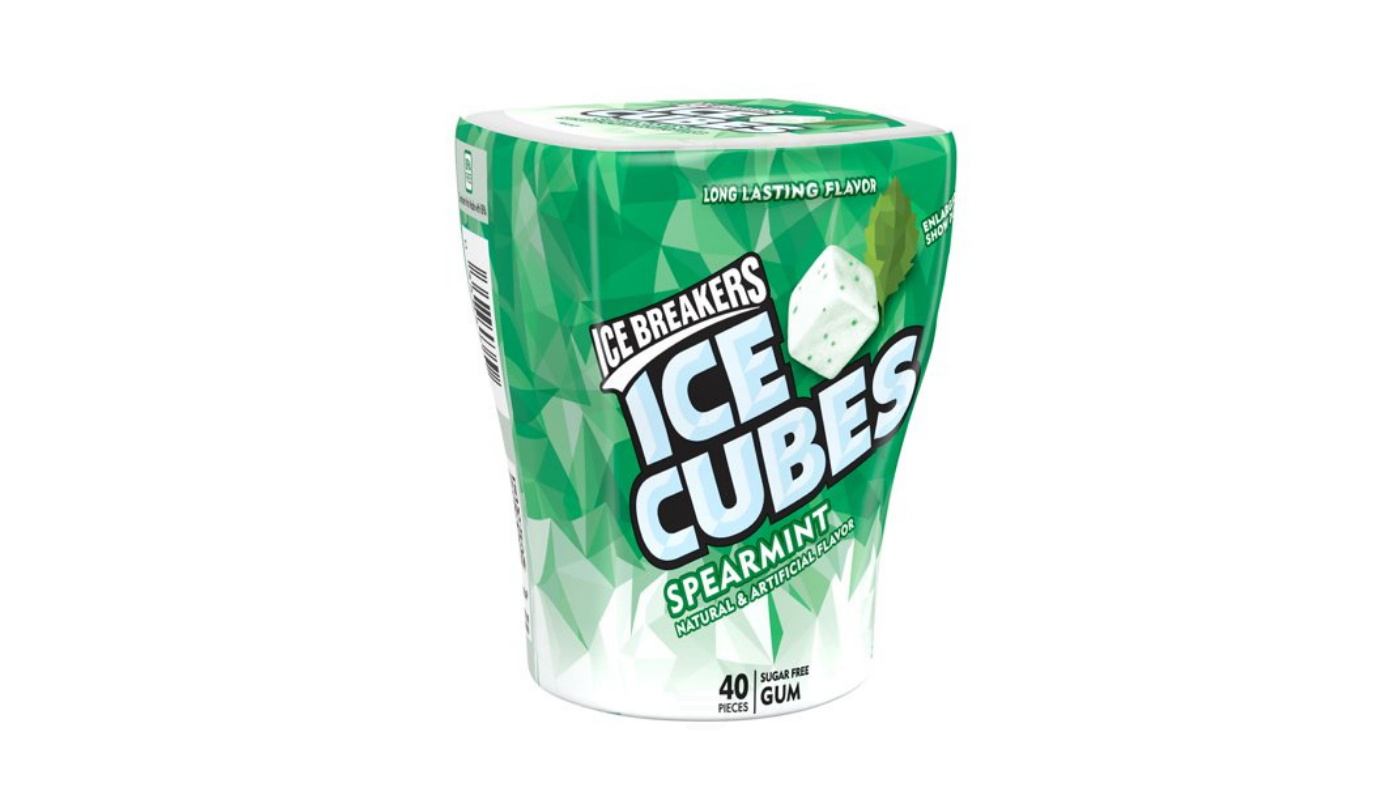 Order Ice Breakers Sugarfree Spearmint Gum Cubes 40 CT food online from Village Commons Liquor store, Camarillo on bringmethat.com