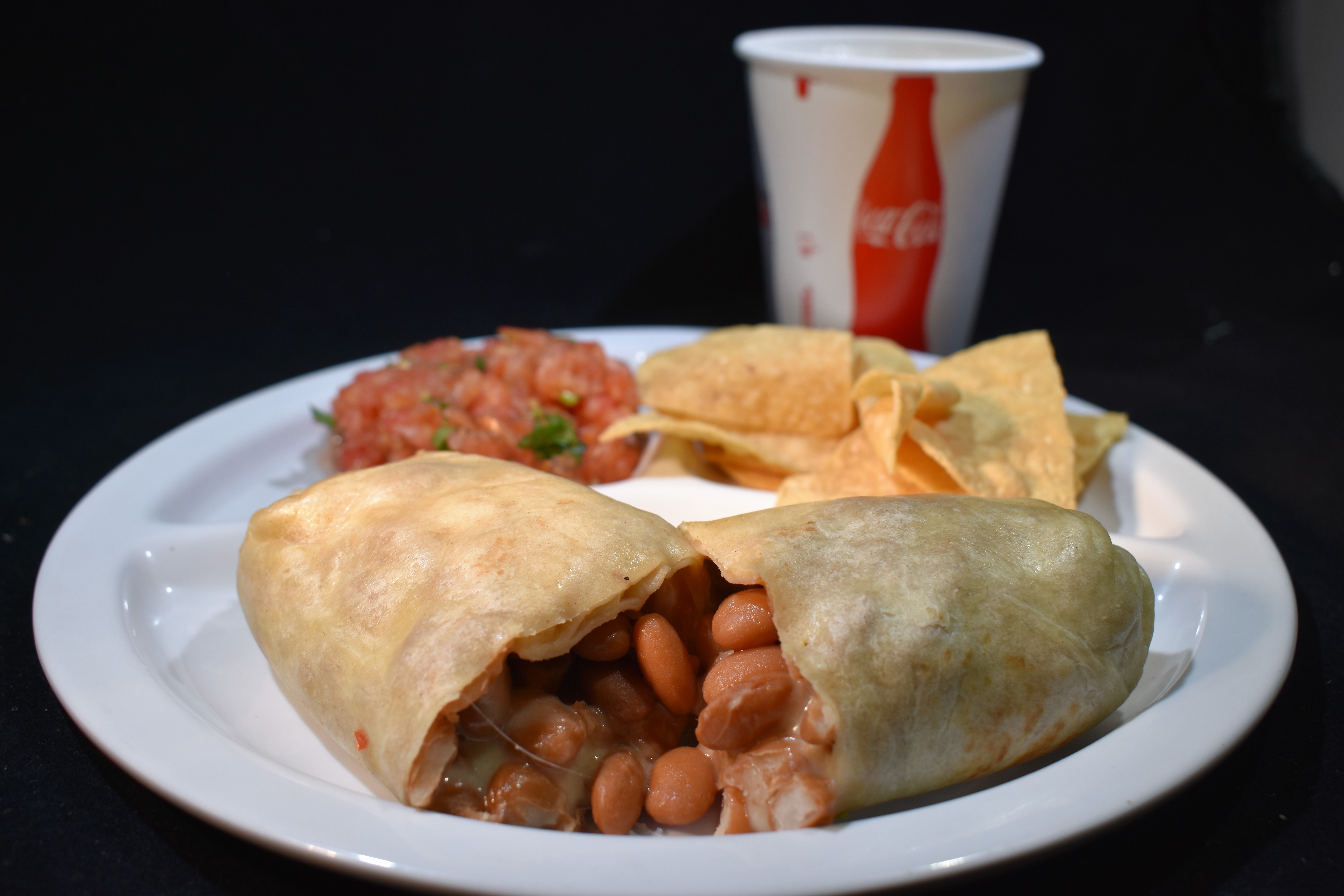 Order Kids Beans and Cheese Burrito food online from Adelita Taqueria Restaurant & Bar store, San Jose on bringmethat.com