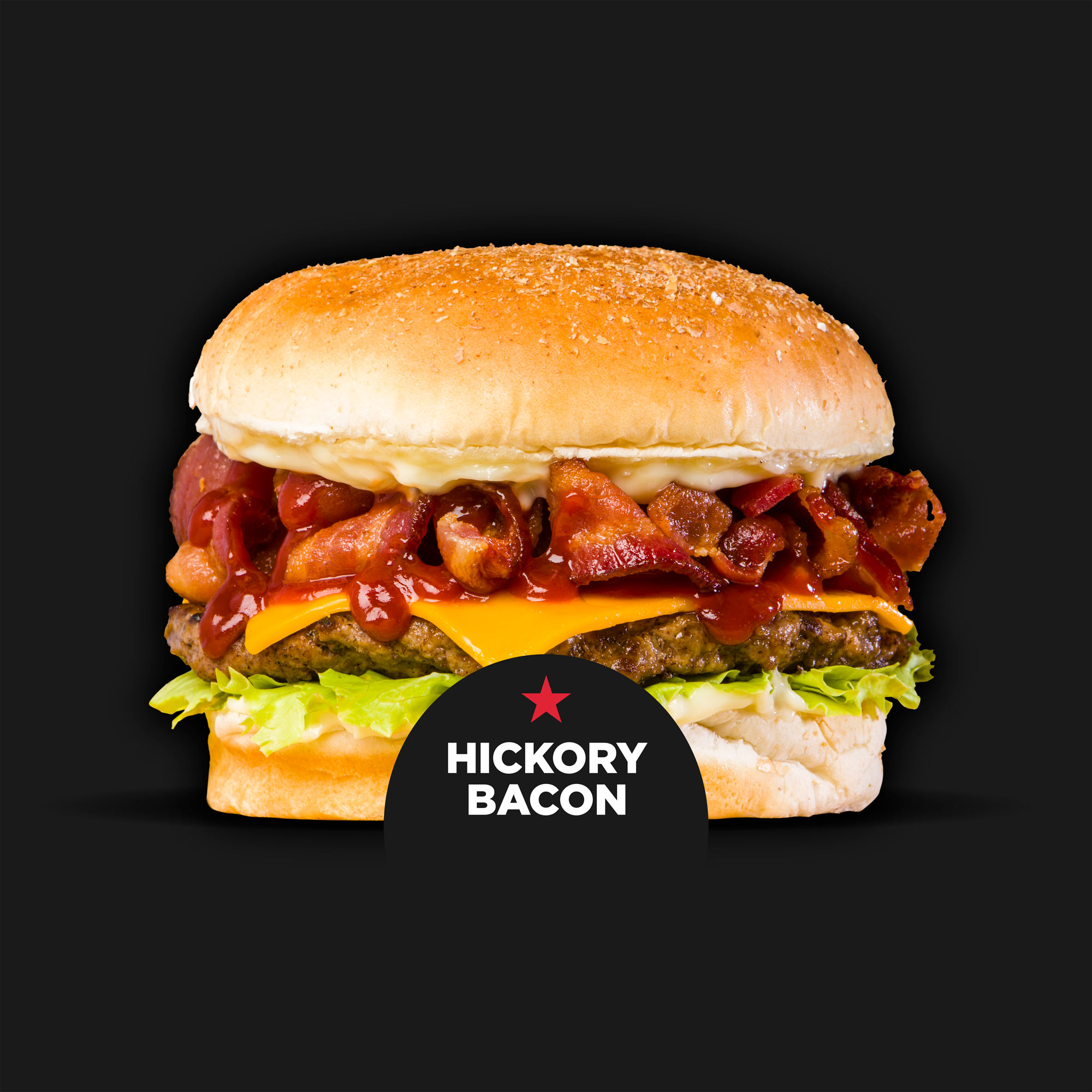 Order Hickory BBQ Bacon Cheeseburger food online from Jcw The Burger Boys store, American Fork on bringmethat.com